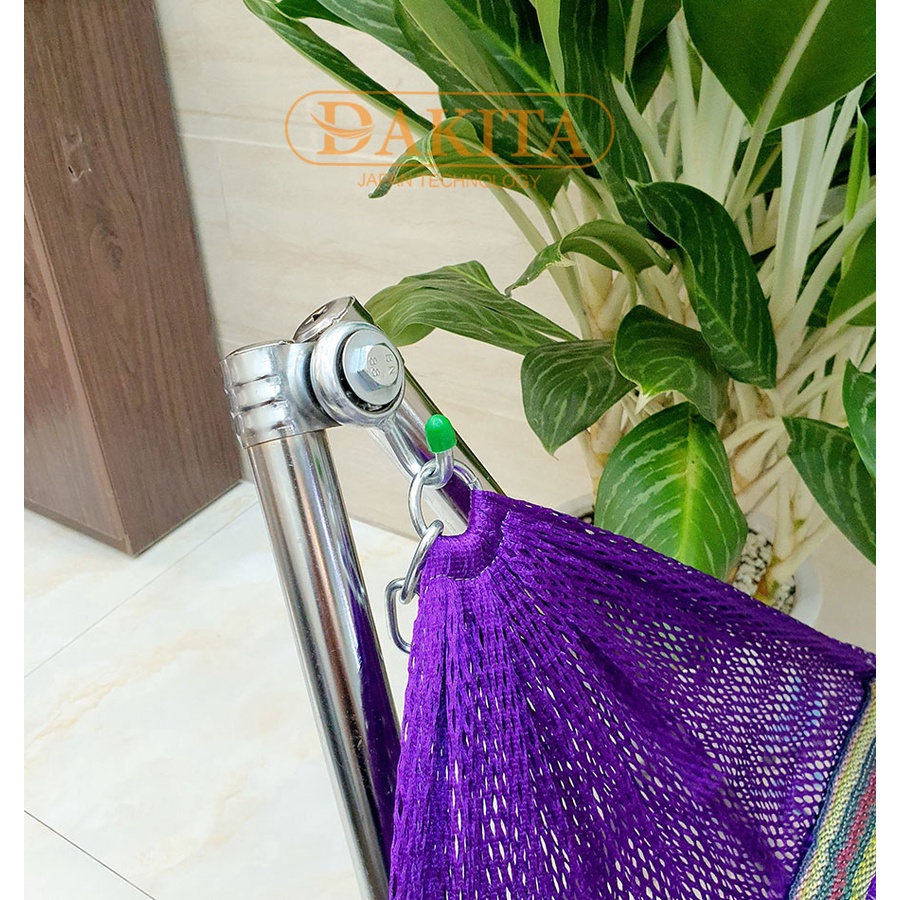 Khung Võng Xếp Đức Lợi Xi Inox DKV-08 , Inox Sáng Bóng, Không Gỉ Sét.
