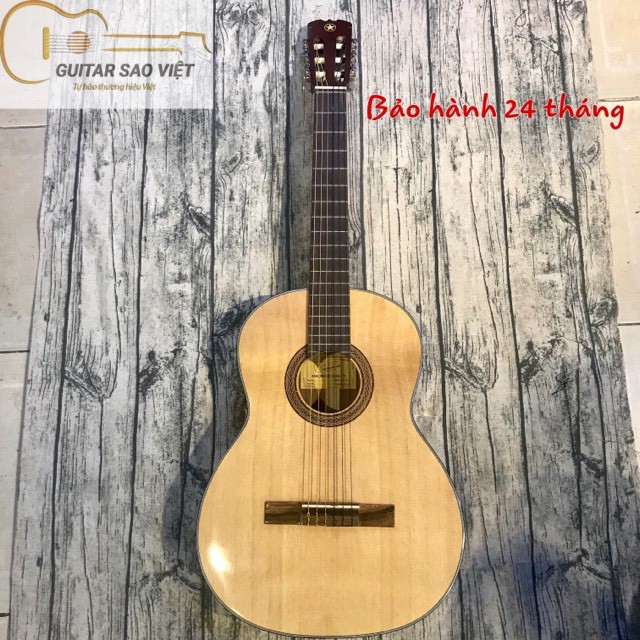 Đàn guitar classic gỗ hồng đào nguyên tấm SV-H9 (Bảo hành 24 tháng)