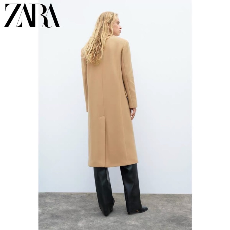 Order áo choàng ZARA xuất dư mùa đông mới của phụ nữ Áo khoác choàng dáng dài | BigBuy360 - bigbuy360.vn