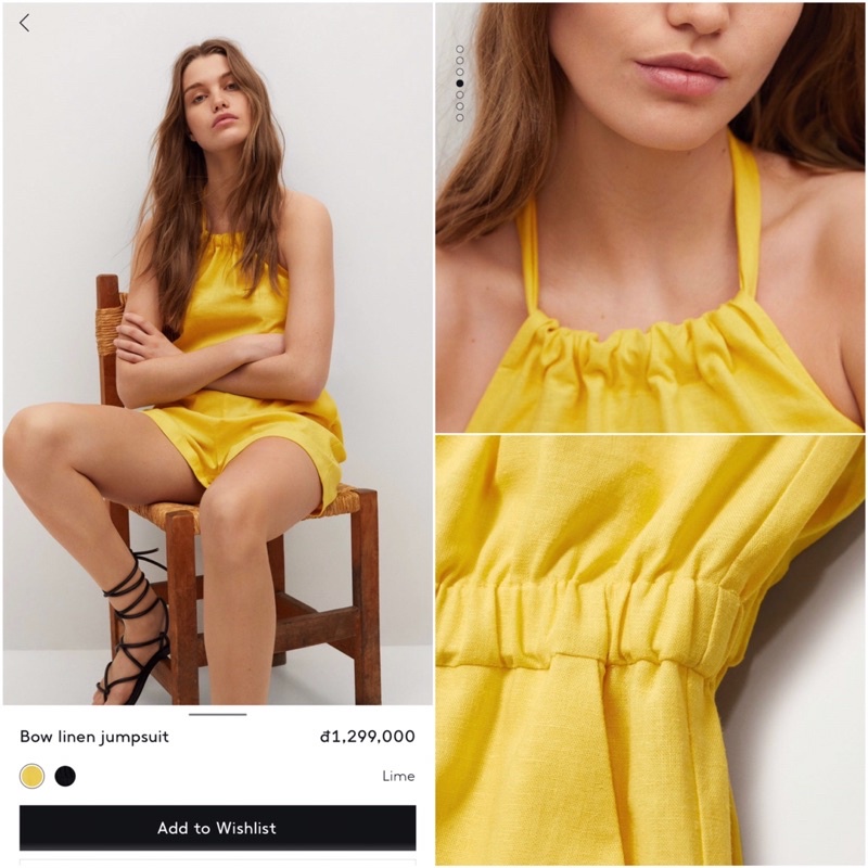 ☀️ Jumpsuit cổ yếm M/G xuất xịn