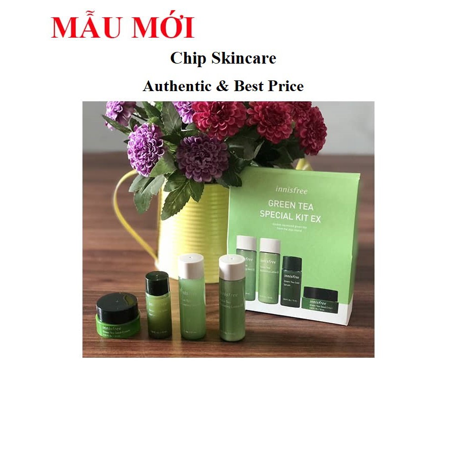 [Mẫu Mới] Bộ Kit Trà Xanh Innisfree Green Tea Special EX và Bộ Kit Trà Xanh Innisfree Green Tea Special