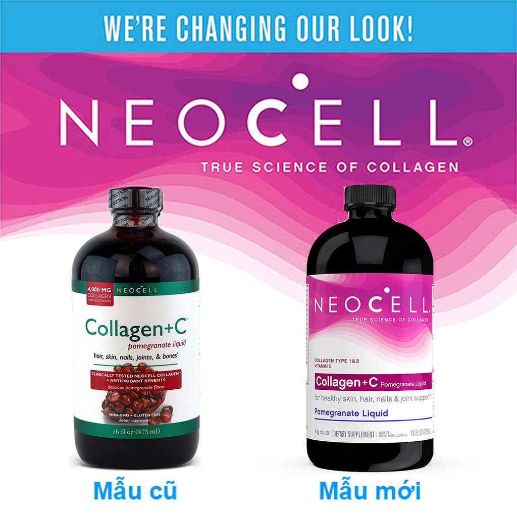 NƯỚC UỐNG COLLAGEN+C POMEGRANATE LIQUID NEOCELL 473ML