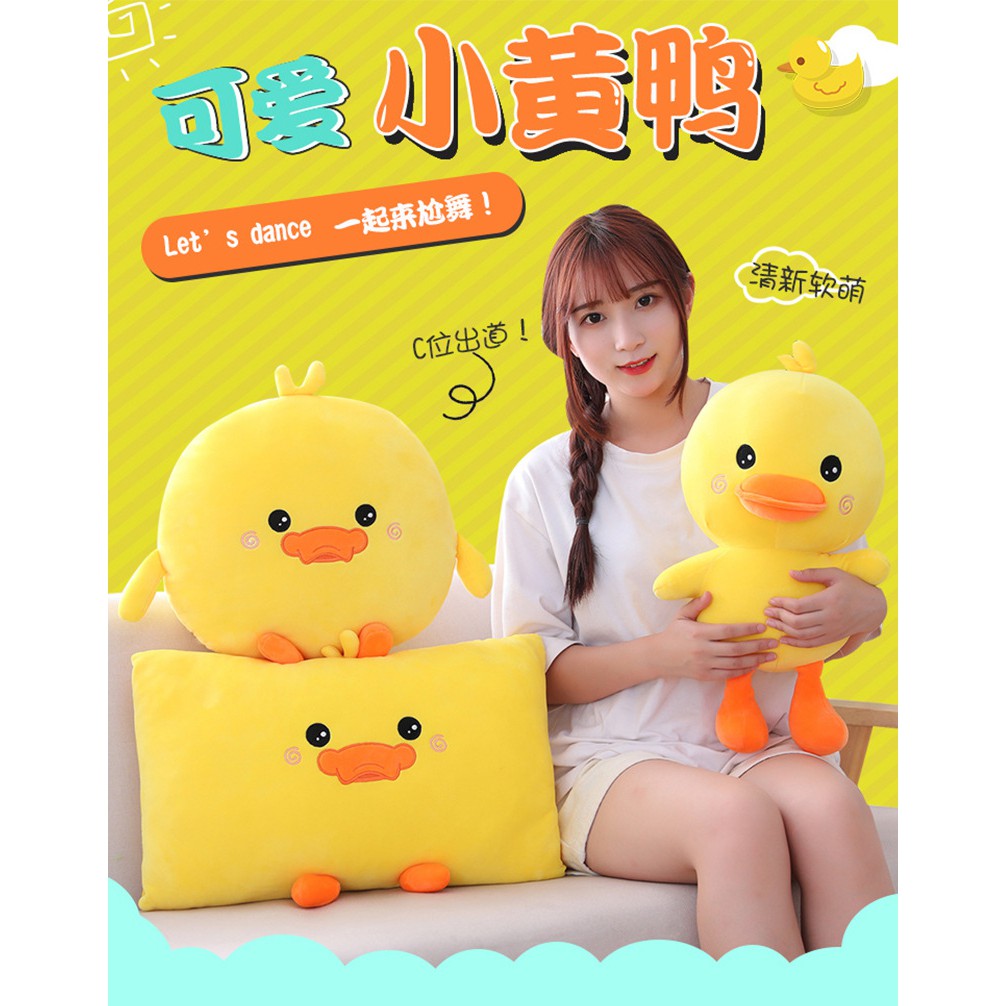 Dễ Thương Thú Nhồi Bông Hình Chú Vịt Vàng Đáng Yêu