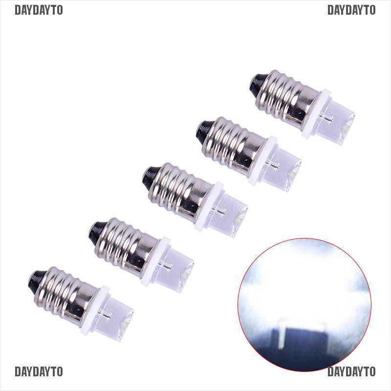 Bộ 5 Bóng Đèn Led E10 DC 3V 4.5V Chất Lượng Cao