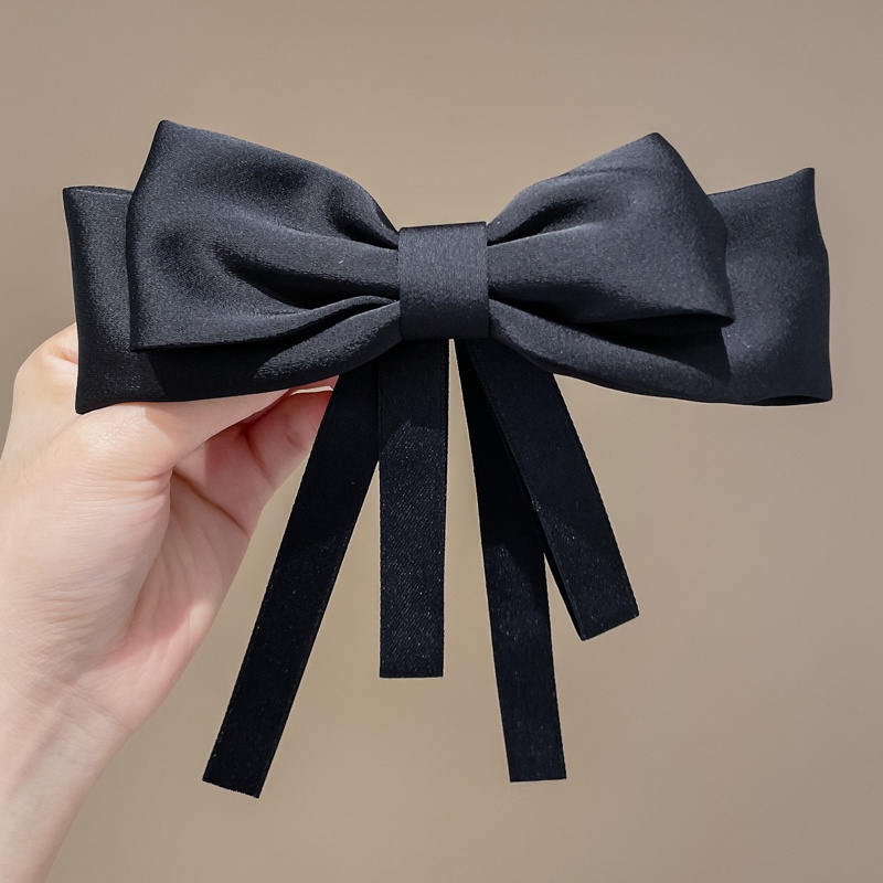 Kẹp Tóc Nơ Lớn Bằng Lưới Màu Đỏ Thời Trang Cao Cấp Phong Cách Hàn Quốc Cho Nữ