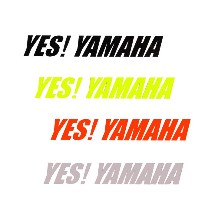 Team Dán Xe YES! YAMAHA- tem dán xe máy