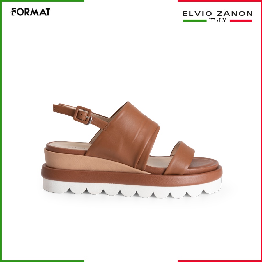 ELVIO ZANON ITALY-Sandal đế xuồng cao cấp FORMAT EL0702X