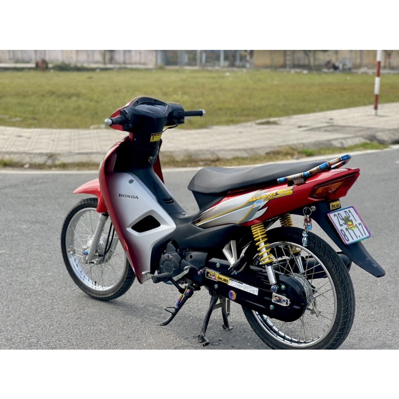 Tem wave S ghép crom dán cho xe 50cc-100-110