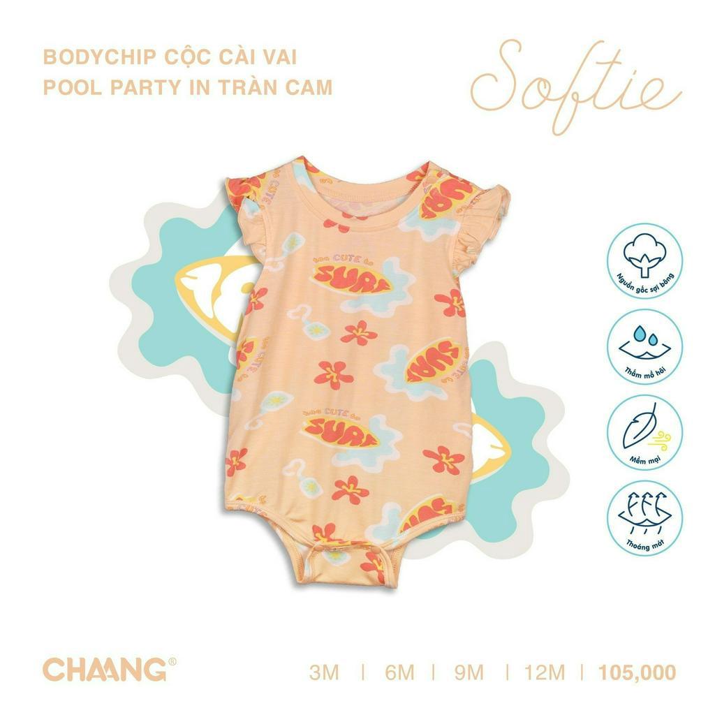 Bodychip Cộc Cài Vai Pool Party Bé Gái CHAANG SS23D6