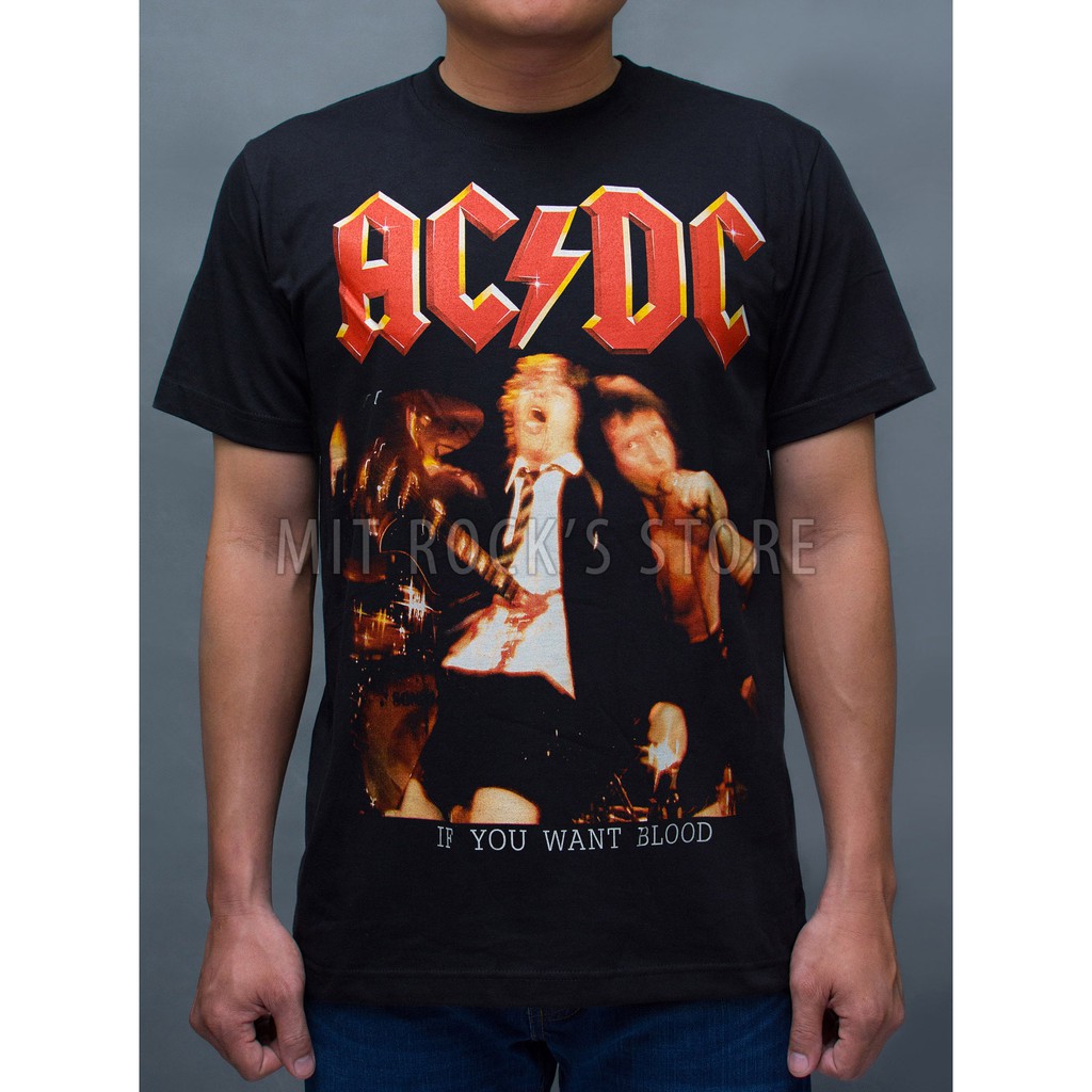Áo ACDC - Rock band tee - Áo Rock - Size S, M, L, XL, XXL - Áo Thái Lan
