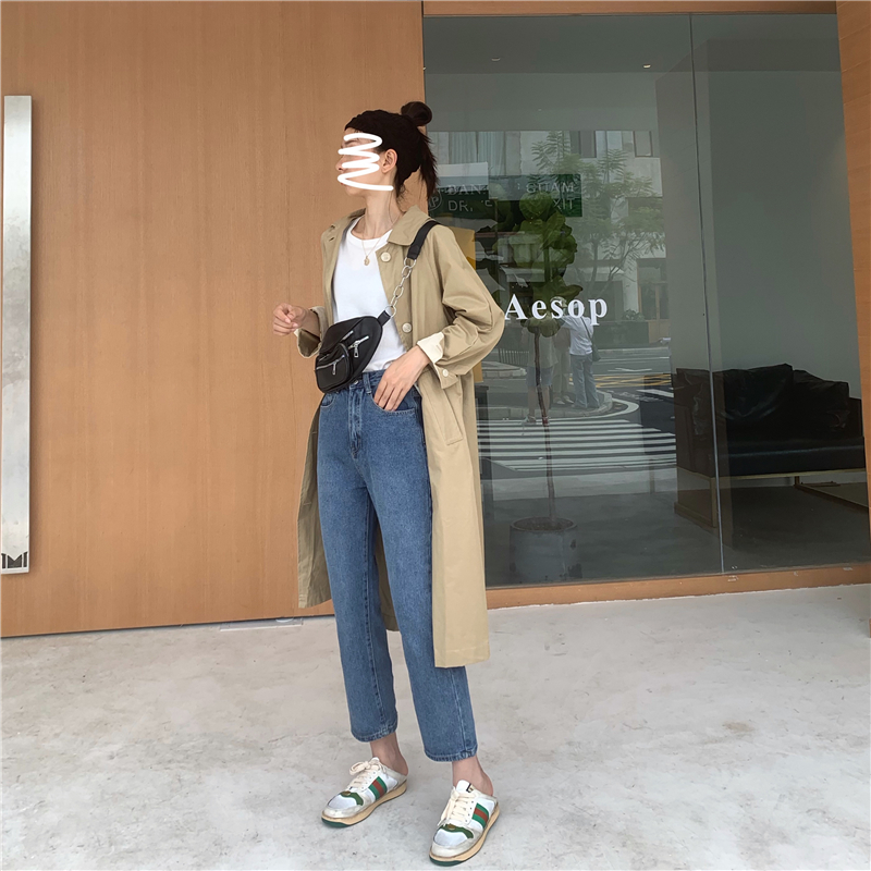 Quần Jeans Nữ Xiaozhainv Thời Trang Hàn Quốc Cá Tính