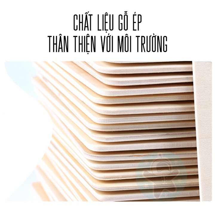 Đồ chơi xếp hình, lắp ráp Tranh Ghép gỗ 3D nhiều hình Ngộ nghĩnh - Phát Triển Trí Tuệ Cho Bé Space Kids