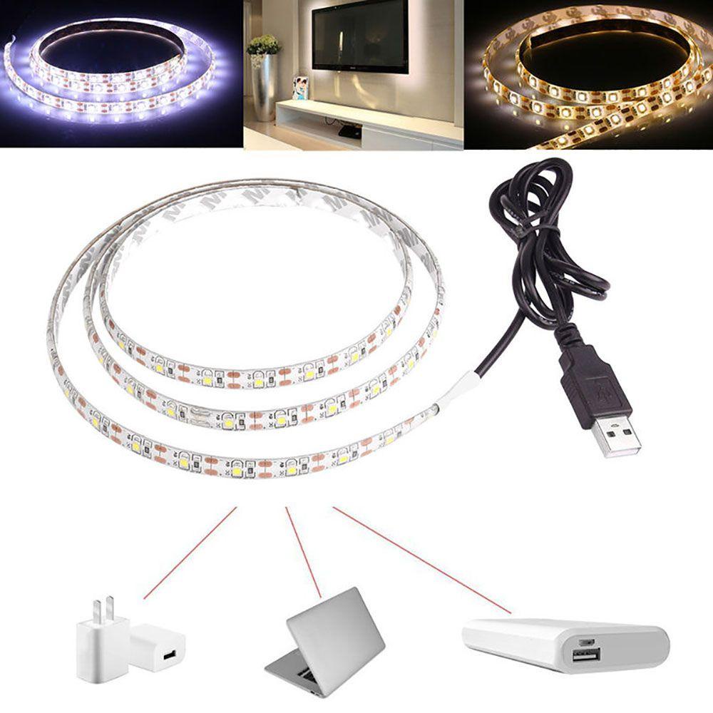 Dải Đèn LED USB Ánh Sáng Trắng Ấm Trang Trí Giáng Sinh