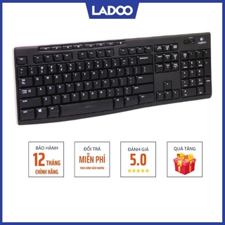 Bàn Phím Không Dây Logitech K270 Cho Máy Tính, Laptop Wireless - Bảo hành chính hãng 12 tháng