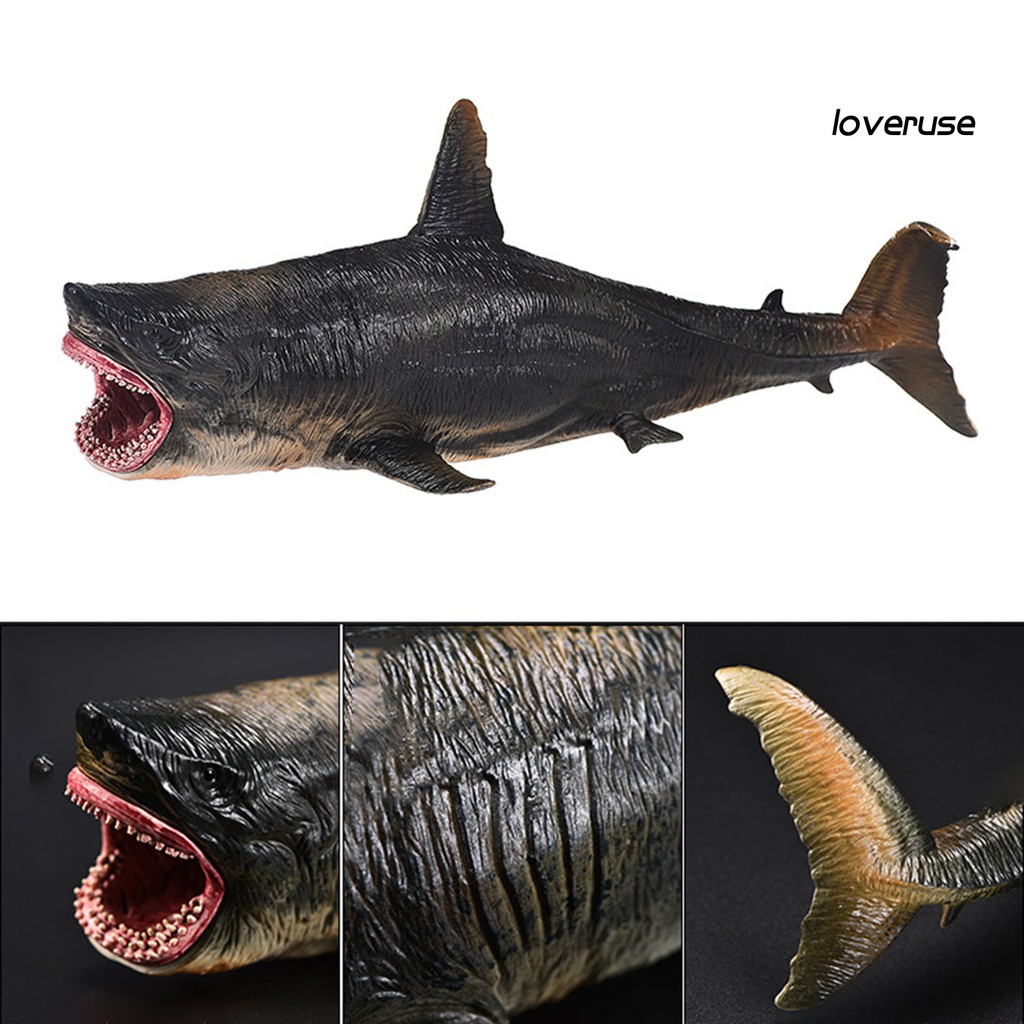 Mô hình cá mập Megalodon sống động dùng trang trí nhà cửa