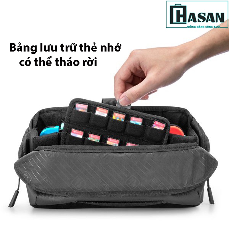 Túi đeo chéo phụ kiện chính hãng TOMTOC (USA) G-Sling Bag Nintendo Switch A0532D1
