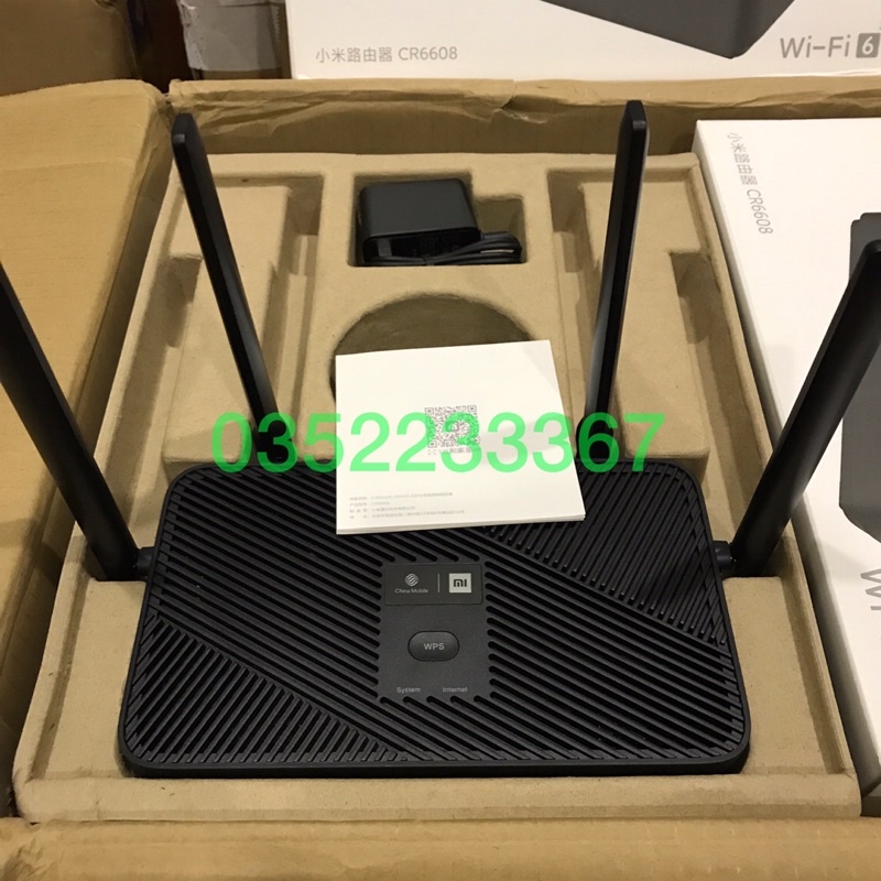 Bộ phát wifi Xiaomi CR6608 Chuẩn Wifi 6, AX1800 Mesh, Lan Gigabit, 4 anten | BigBuy360 - bigbuy360.vn