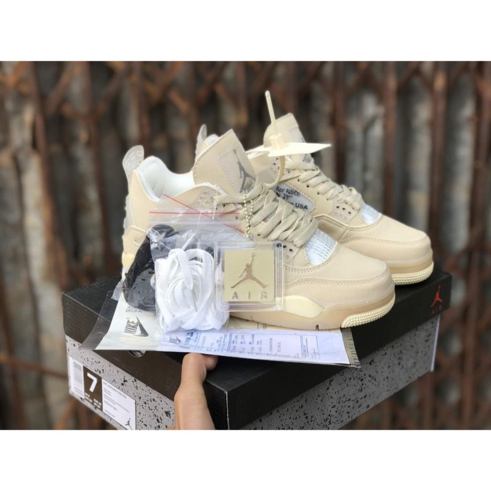 Giày air jordan 4 retro off white các mẫu hót trend bán chạy nhất 2021 hàng chuẩn FullBox đủ size nam nữ