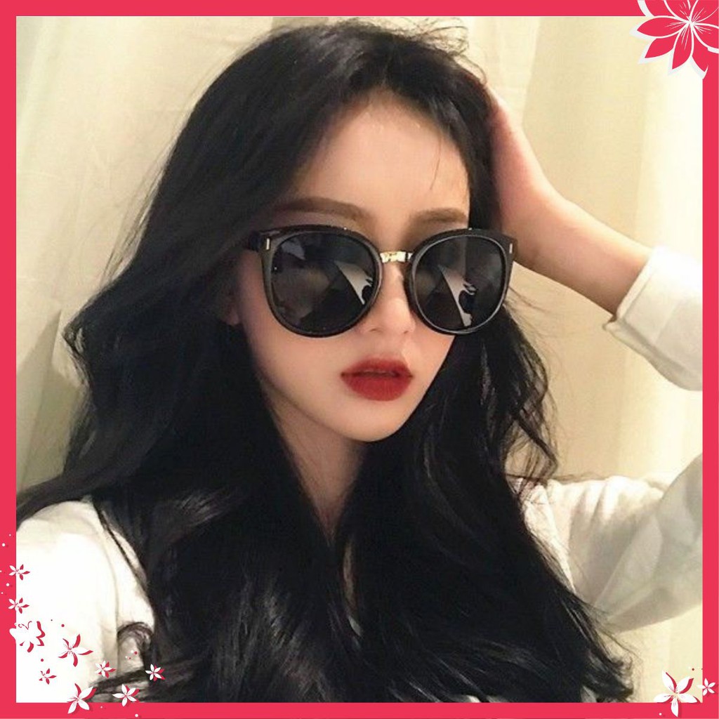 [ HOT - 2021] Kính râm nữ Hot girl phong cách hàn quốc form tròn