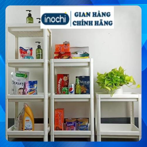 Kệ Nhựa Đa Năng Inochi 2 3 4 Tầng Dùng Trong Phòng Tắm Thông Minh - Giao Màu Ngẫu Nhiên