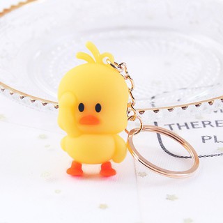 Móc Khóa Vịt Vàng Cute Dễ Thương