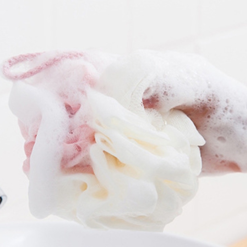 Bông Tắm Lưới Hai Màu Mềm Mại Dùng Để Tắm Rửa Cho Người Lớn