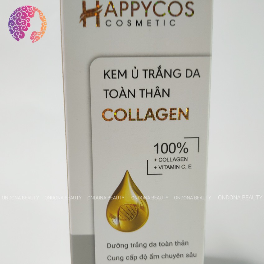 [100% Collagen] KEM Ủ TRẮNG DA TOÀN THÂN COLLAGEN Happycos - Ondona Beauty