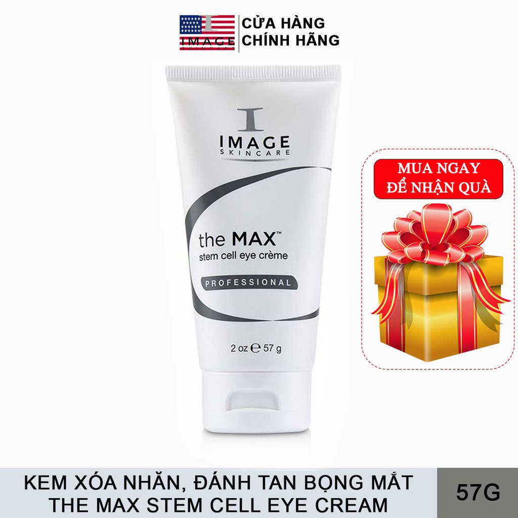 [CHÍNH HÃNG] Kem Chống Nhăn, Giảm Bọng Mắt Image Skincare The Max Stem Cell Eye Creme 57g