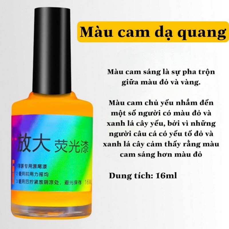 Sơn phao dạ quang câu đài, sơn ty phao