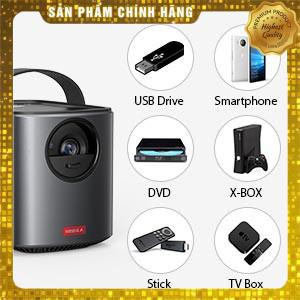 Máy chiếu du lịch Nebula Anker Mars II Pro 500 ANSI Lumen 100 inch âm thanh vòm sống động 2 loa HIFI 10W