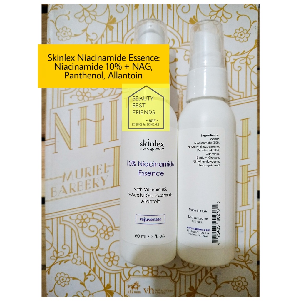 Sáng da giảm thâm Skinlex 10% Niacinamide Serum 60 ml