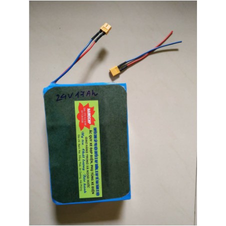 Siêu khủng Khối pin lithium ion panasonic 24v15ah , chuyên dùng cho xe đạp điện, xe điện 24v các loại NAMHP