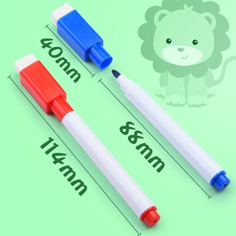 Bút Lông Viết Bảng Có Đầu Xóa Được Dùng Cho bộ vở viết xóa được Wipe Clearn