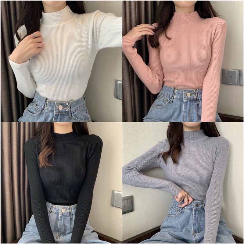 Áo len giữ nhiệt co giãn 4 chiều freesize ✨