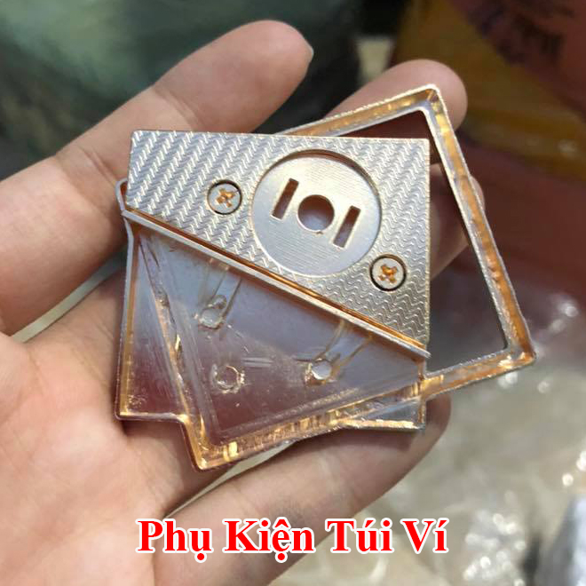 Mạc chữ nhật đen 4.4x5.1cm