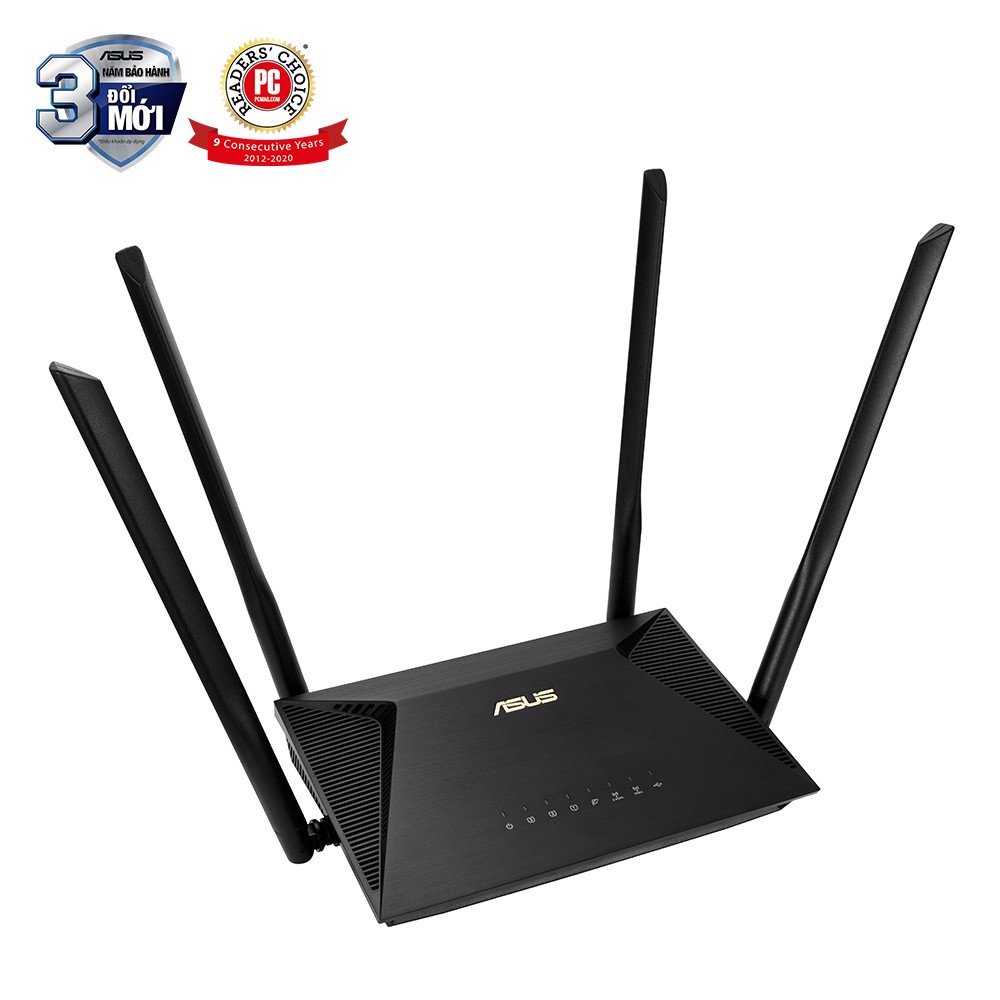 Bộ phát wifi router ASUS RT-AX53U Chuẩn AX1800 Băng tần kép