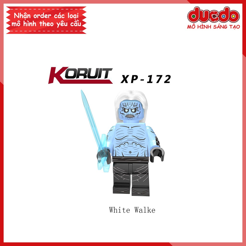 Minifigures lính trung cổ Trò chơi vương quyền - Đồ chơi Lắp ghép Xếp hình Mini Game of Thrones Koruit Mô hình KT1024