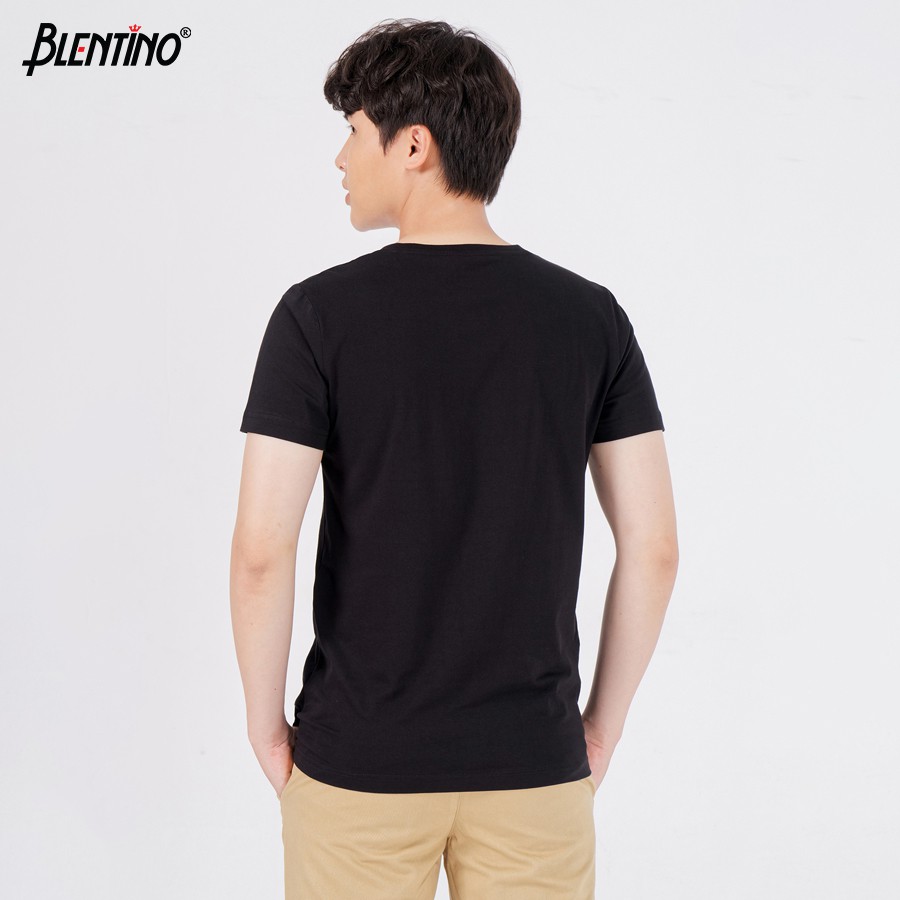 Áo Thun Nam cotton cổ tròn in Nhung và in dẻo.Dang Slim Fit Blentino TS20204. Hàng mới về hot