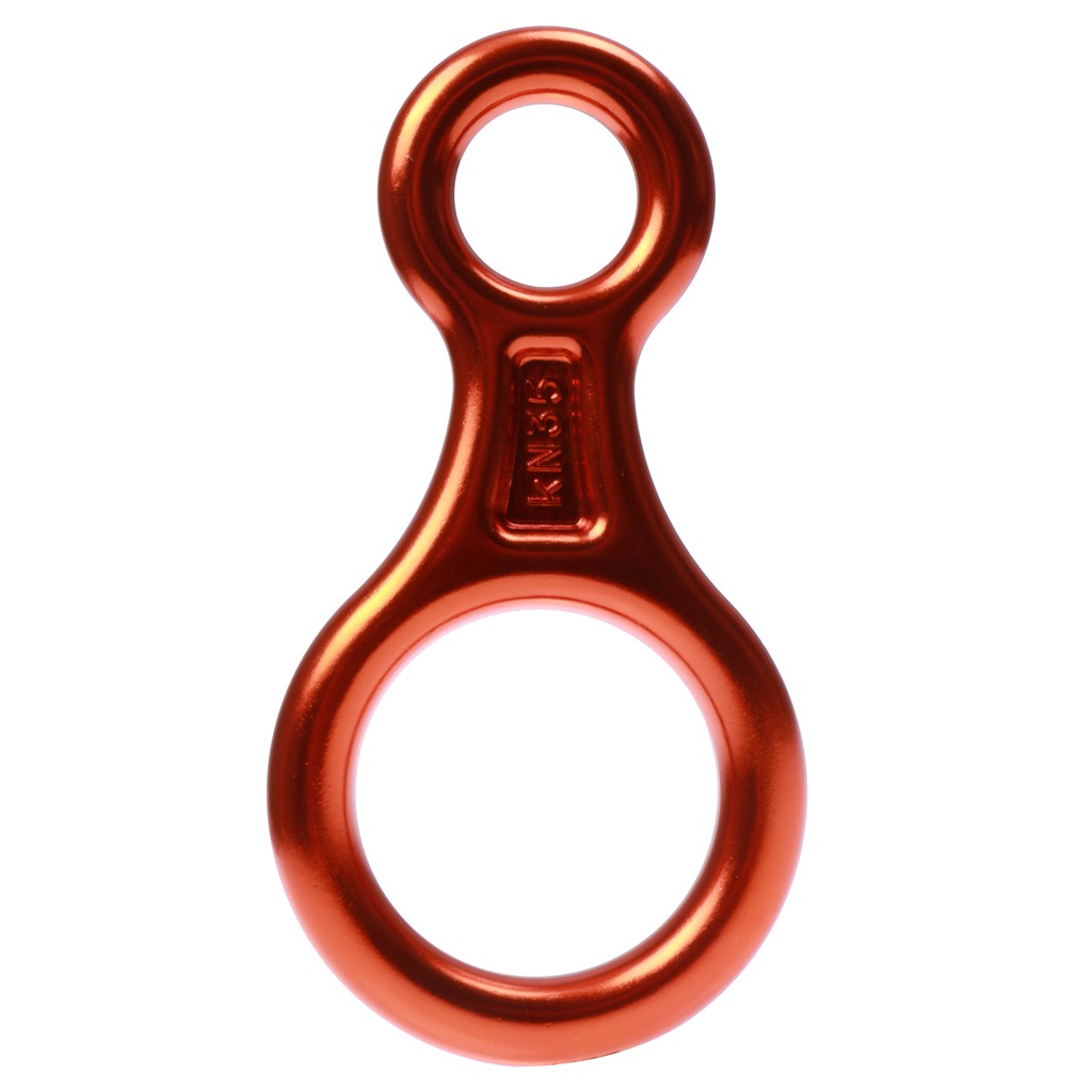 Vòng Leo Núi Belay Device 35KN Màu Cam Số 8