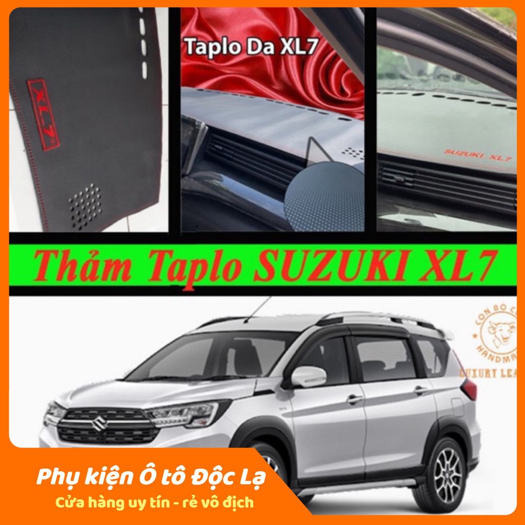 Thảm taplo Suzuki XL7 vân Cacbon 3 lớp cao cấp, chống nóng, bảo vệ ô tô hiệu quả