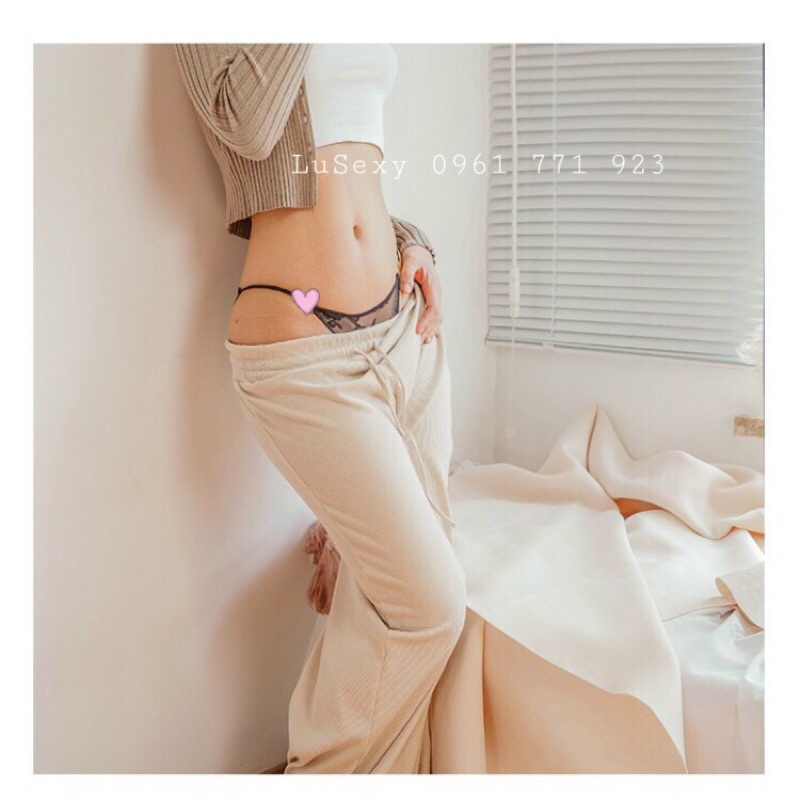 Quần lót nữ cao cấp ren Sexy dây sườn gợi cảm màu đen đỏ trắng hồng - shop đồ lót nam nữ đẹp giá rẻ lusexy | BigBuy360 - bigbuy360.vn