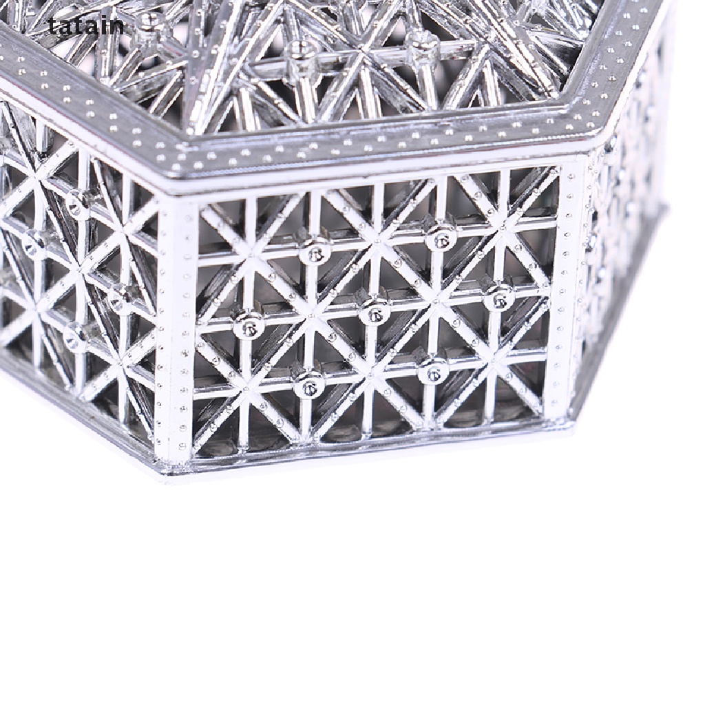 Hộp kẹo hình lục giác bằng nhựa sáng tạo hộp quà cưới sô cô la cổ điển