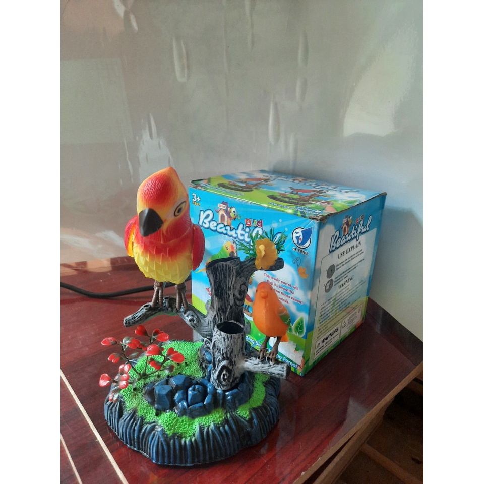 Đồ chơi chim hót cảm ứng- chim hót