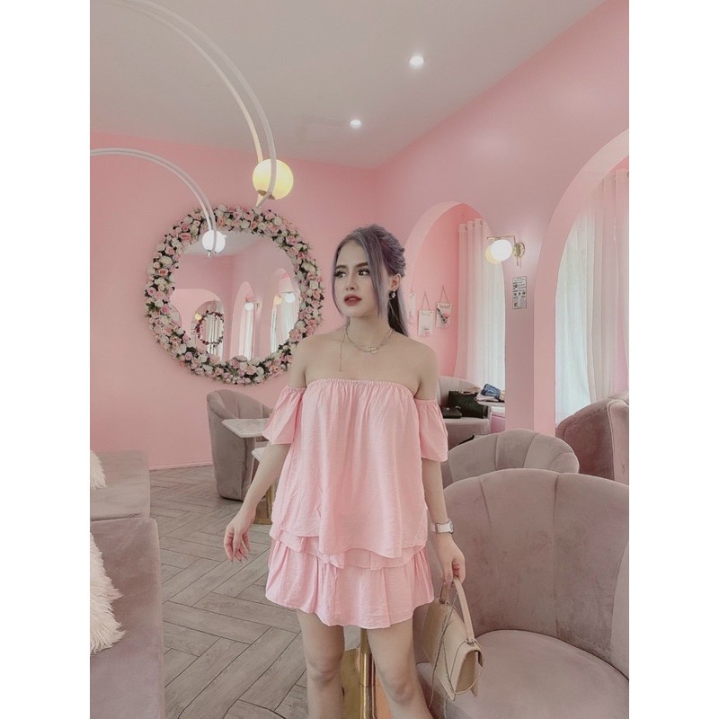 set đũi trễ vai hot hit.chất siêu mát ❤️6màu xinh xỉu