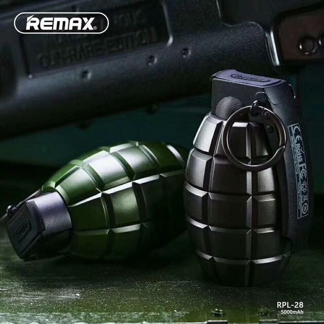 Pin dự phòng Remax RPL-28 #lựu_đạn dung lượng 5000mah
