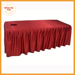 Drap/ ga phi lụa spa, ga phi lụa giường gội đầu may đo theo kích thước