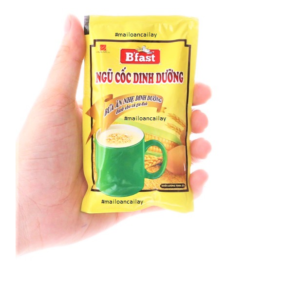 Ngũ Cốc Dinh Dưỡng Vinacafe B'fast bịch 500g (20gói x 25g)