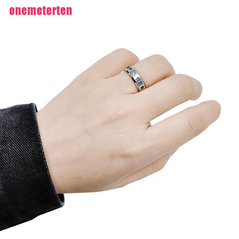 【TEN】Cosplay Anime Tokyo Ghoul Kaneki Titanium Steel Ring Finger Ring Necklace