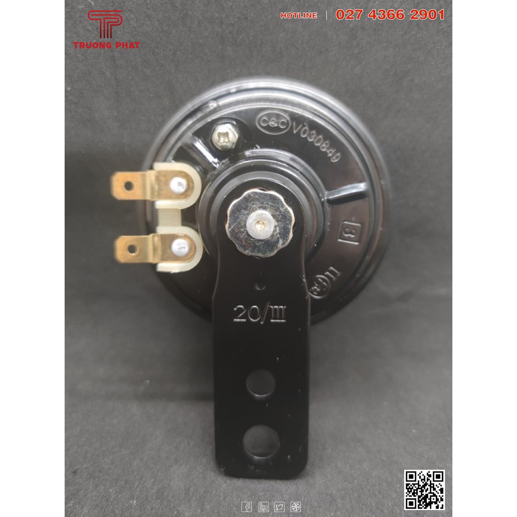 PHỤ TÙNG XE NÂNG - KÈN ĐIỆN XE NÂNG 48V 80V -  FB10~30 FORKLIFT UNIVERSAL HORN 48V 80V