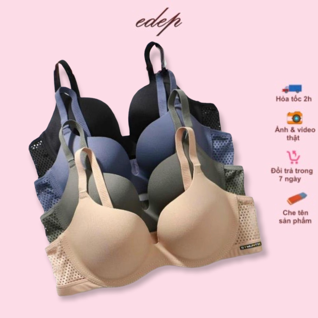 Áo Lót Nữ Su Đúc Không Gọng Thông Hơi Nâng Ôm form Trọn Ngực Cao Cấp S11